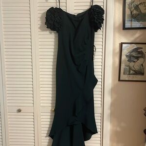 Formal gown from Macys. NWT. Dark forest green.